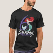 Disney De Kleine Zeemeermin Ariel 6e Verjaardag Pr T-shirt (Voorkant)