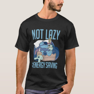 Disney Lilo Stitch niet lui energiebesparing T-shirt