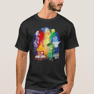 Disney Pixar Inside Out Riley's Emoties Groepsfoto T-shirt