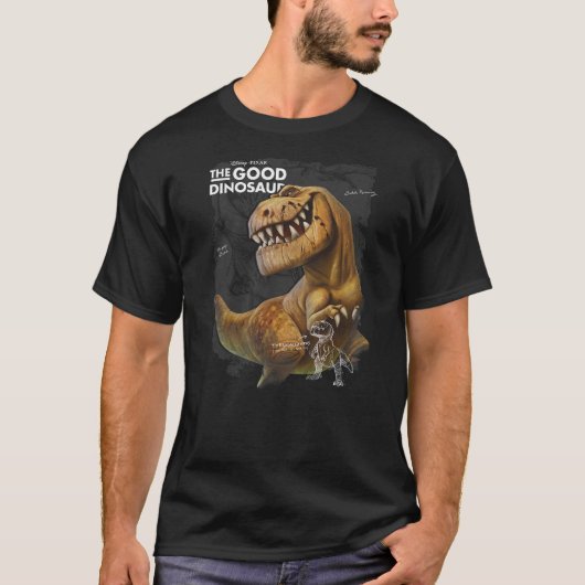 Disney Pixar The Good Dinosaur Butch Rex Overlay P T-shirt (Voorkant)