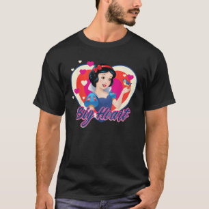 Disney Prinses Valentijnsdag Sneeuwwitje Grote Hoo T-shirt