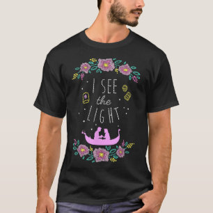 Disney Tangled zie ik de lichte stijl met de titel T-shirt