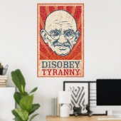 Disobey Tyranny Poster (Bureau à domicile)