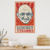 Disobey Tyranny Poster (Cuisine)