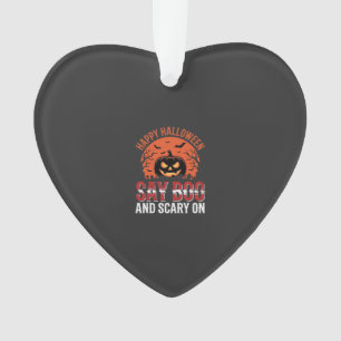 Disons Boo Citrouille de Halloween Design_1