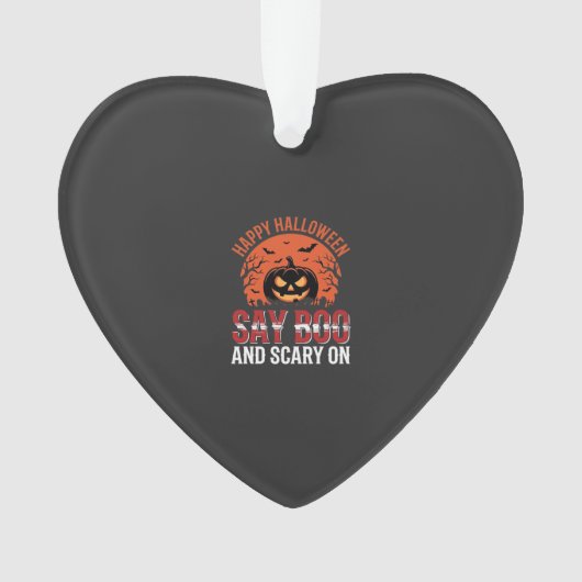 Disons Boo Citrouille de Halloween Design_1 (devant)