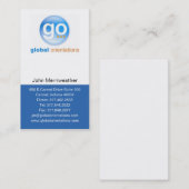 DISPARAISSENT le carte de visite (Devant / Derrière)