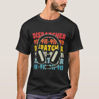 Dispatcher 911 Retro T-shirt