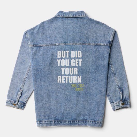 Dispatcher Appreciation Week First Responder Denim Jacket (Achterkant)