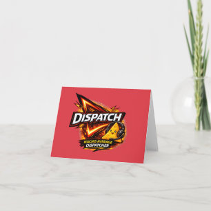 Dispatcher bedankkaart