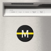 Dispatcher Dunne gele lijn monogram Magneet (Insitu (Vaatwasser))