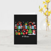 Dispatcher Kerstboom Leopard Santa Snowman Jo Kaart (Gele Bloem)