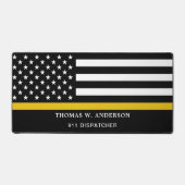 Dispatcher Ligne d'or mince personnalisée (Recto)