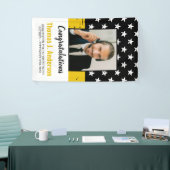 Dispatcher Thin Gold Line Aangepaste foto-ontvangs Spandoek (Beurs)