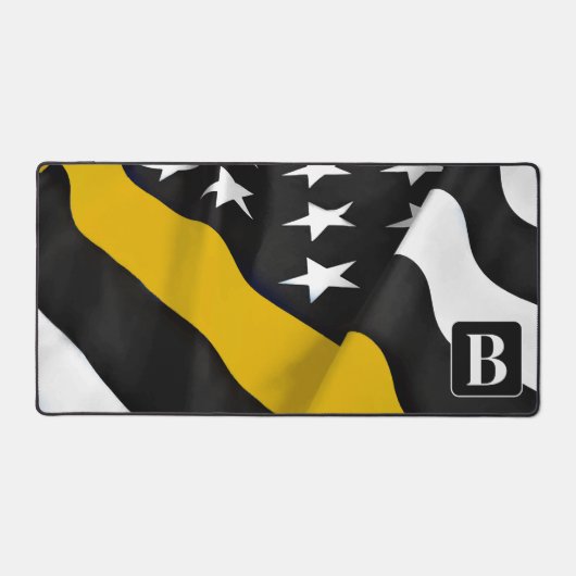 Dispatcher Thin Gold Line Personnalisé Monogramme (Recto)