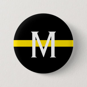 Dispatcher Thin Yellow Line Monogram Ronde Button 5,7 Cm