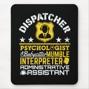 Dispatcher Unofficial Roles Funny 911 Dispatch Muismat