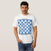 Displacement Chess Puzzle T-shirt (Voorkant volledig)