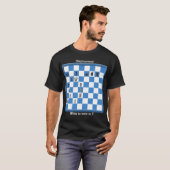 Displacement Chess Puzzle T-shirt (Voorkant volledig)