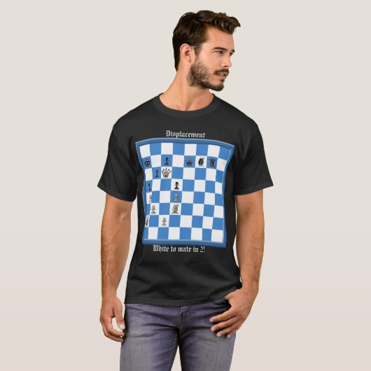 Displacement Chess Puzzle T-shirt (Voorkant volledig)