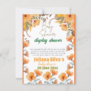 display baby shower Briefkaart