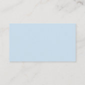 Display Shower Blue Farmers Market Baby Shower Informatiekaartje (Achterkant)