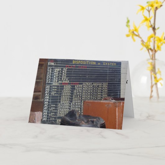 "Disposition du système" Carte de vœux de rétablis (Fleur jaune)