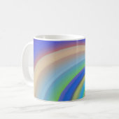 Disposition esthétique colorée Motif de café Mug (Devant gauche)