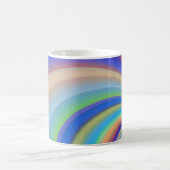 Disposition esthétique colorée Motif de café Mug (Centre)