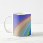 Disposition esthétique colorée Motif de café Mug (Gauche)