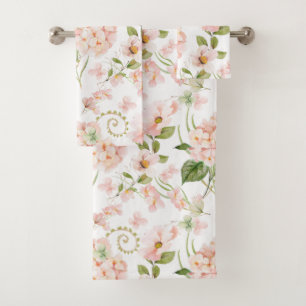 Disposition florale d'hydrangée rose printanier