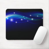 Disposition futuriste bleue de tapis de souris (Avec souris)