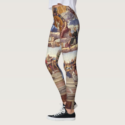 Disputatie van het Heilige Stoel door Raphael Leggings (Links)