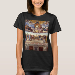 Disputatie van het Heilige Stoel door Raphael T-shirt