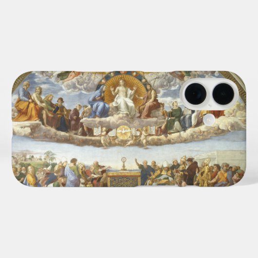 Disputatie van het Heilige Stoel, Raphael Sanzio Case-Mate iPhone Case (Achterkant (horizontaal))