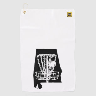 Disque golf Alabama - serviette pour votre sac de
