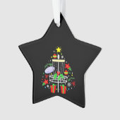 Disque Golf Frisbee Arbre de Noël Ornament Funny (devant)