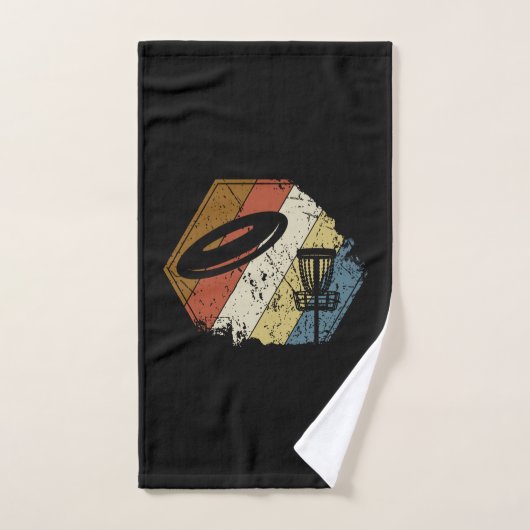 Disque Golf Panier Rétro (Serviette à main)
