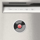 Disque vinyle L.P. Magnet rétro (In Situ (Lave-vaisselle))