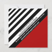 Disque Vinyle Rétro | Faire-Part de Mariage Modern (Dos)