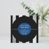 Disque Vinyle Rétro l Cartes d'Invitation pour Ent (Debout devant)