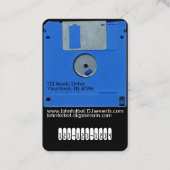 Disquette de jeu rétroactive personnalisée 3 Carte (Dos)