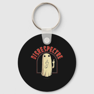 Disrespector Ghost Halloween Funny Ghost Schattige Sleutelhanger
