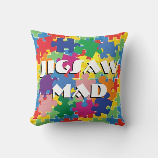 Dissectoloog Jigsaw Puzzle Lover samengesteld Kussen (Voorkant)