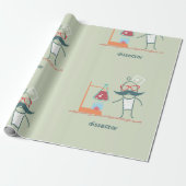 Dissectoraal wetenschapswerkdocument cadeaupapier (Uitgerold)