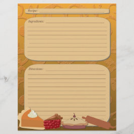 Dissert pie thema oranje recept pagina