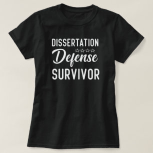 Dissertatie Defensie Overlevende, PhD Afstuderen G T-shirt