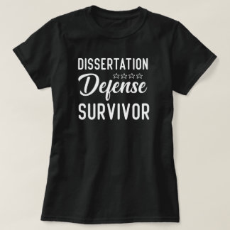 Dissertatie Defensie Overlevende, PhD Afstuderen G T-shirt