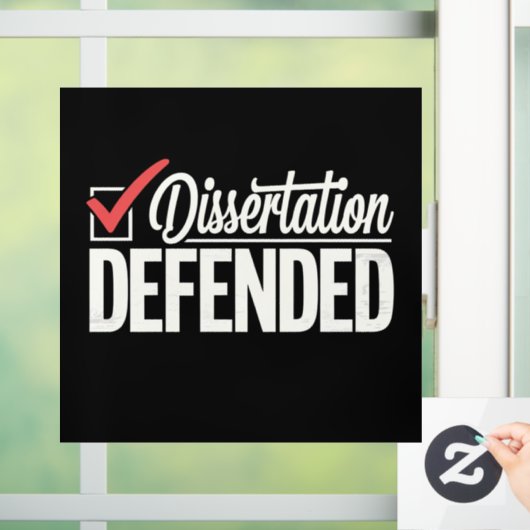 Dissertatie Verdedigd PhD-Afstuderen Afstuderen Raamsticker (Huis)