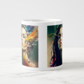 Dissoler la femme Jumbo Mug (Devant)